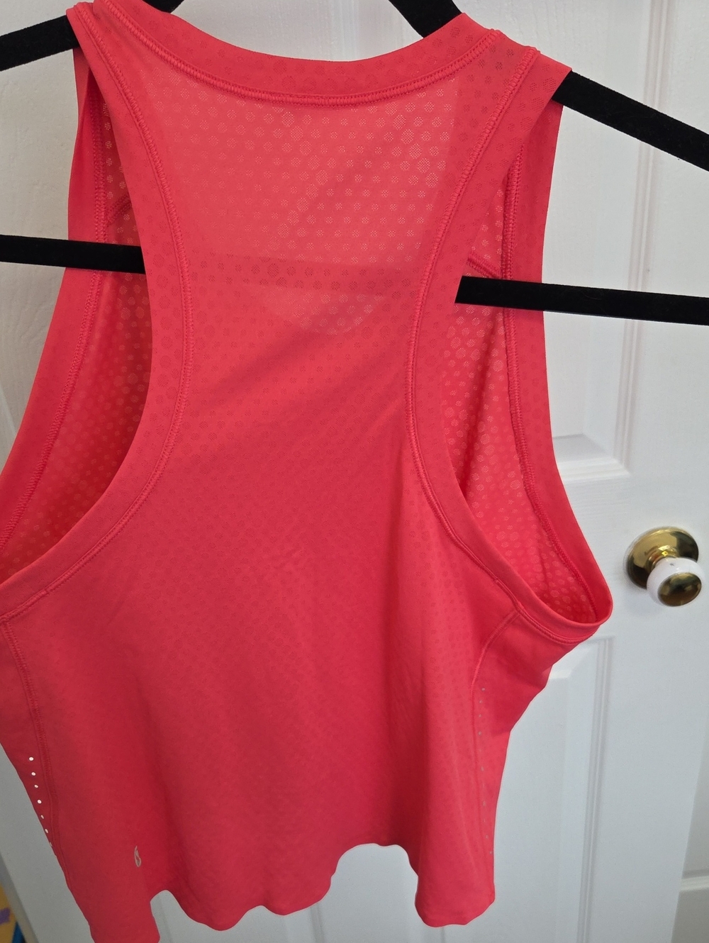 lululemon athletica Coral Pink Racerback Performance Tank